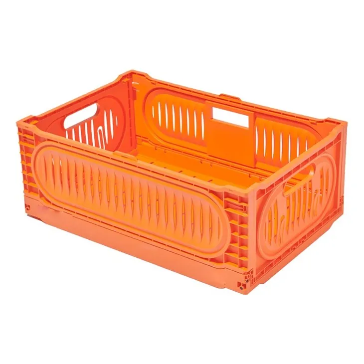 Folding Storage Basket-Orange